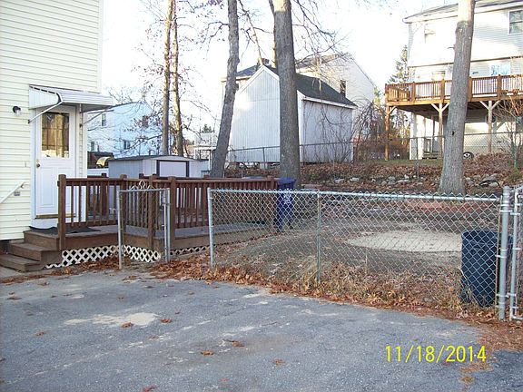 Fenced in back yard