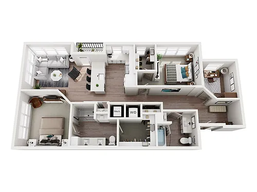 Floor plan C2S - District Sqauare