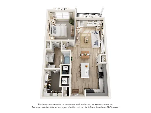 Floor plan A1