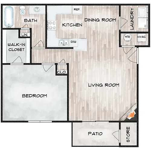 Floor plan Ashford