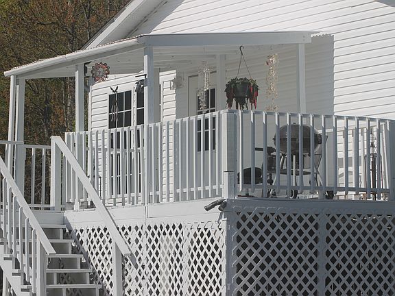 Fresh Paint on Side Porch