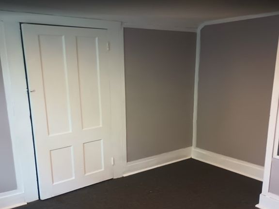 bedroom and closet