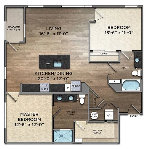 Floor plan B6-0
