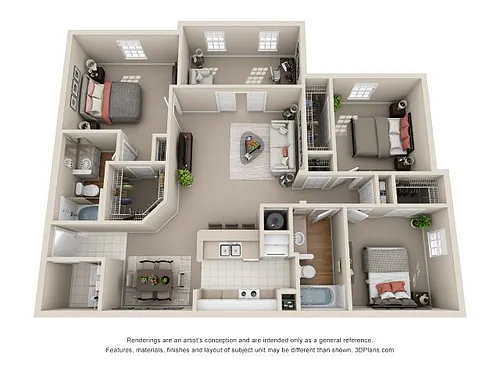 Floor plan Buckingham Renovated