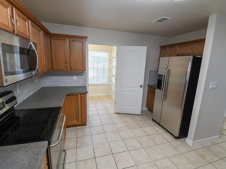 Kitchen with pantry