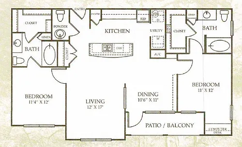 Floor plan B3