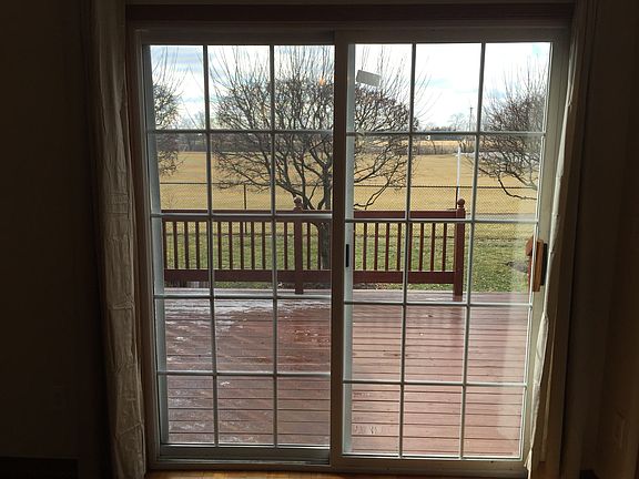 sliding door to deck