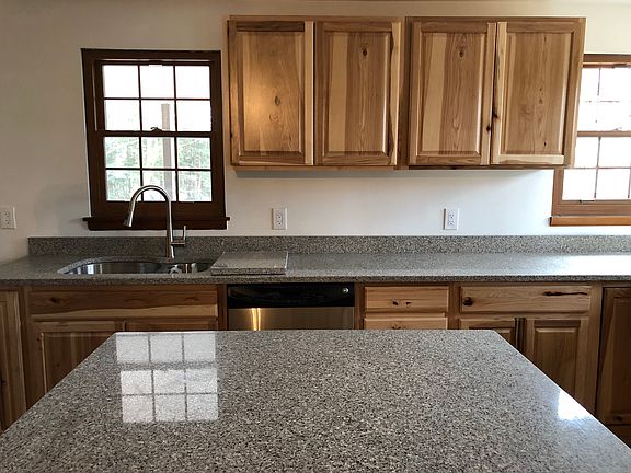 Kitchen overlooking porch