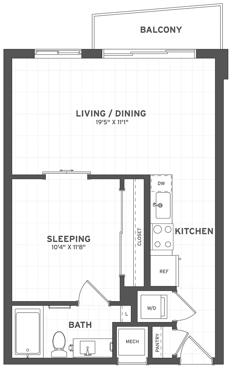 Floor plan Studio-S1