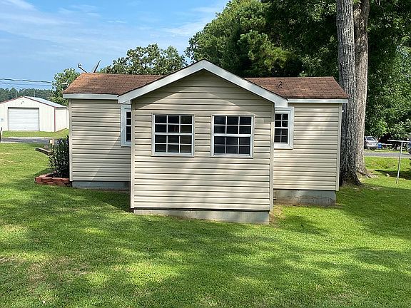 The front side of the home.