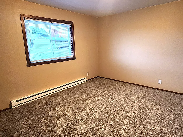 Master Bedroom with New Carpet. Large enough for King Size Bed.