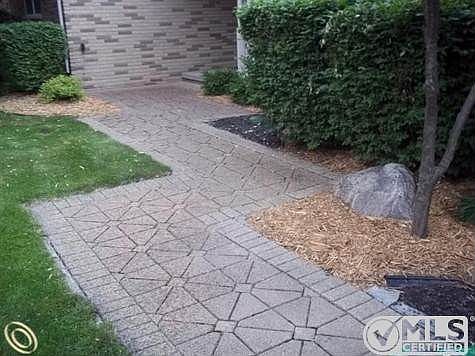 Stamped Walkway
