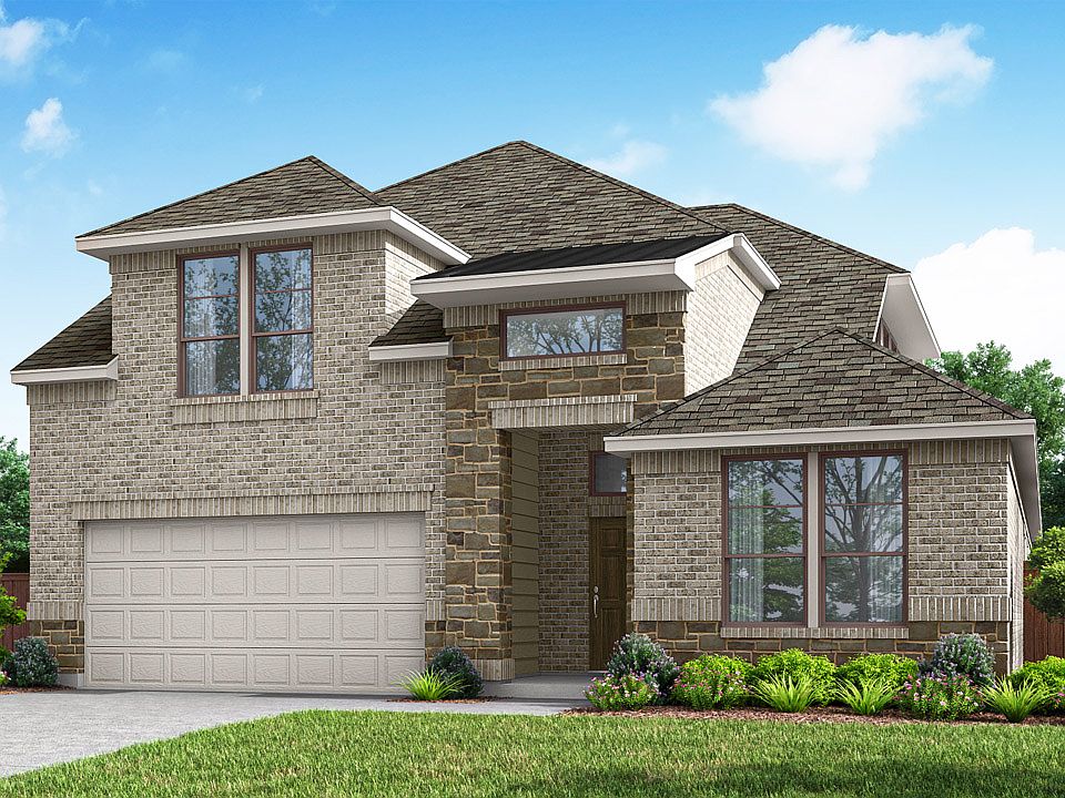 Grapevine II Elevation A Brick