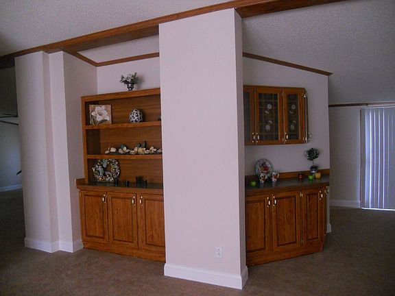 Built-in Buffet & Bookshelves