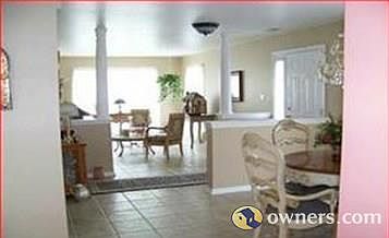 Dining room into living room