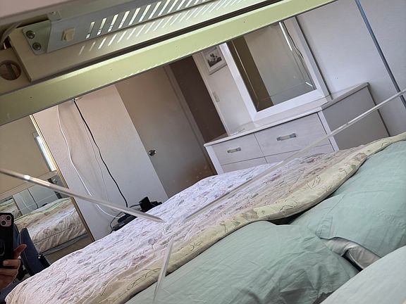 lighted mirrored bed frame