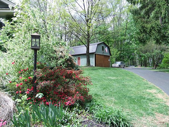 View of landscaping and Barn