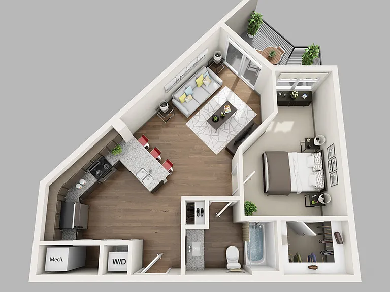 Millennium floor plan M Station
