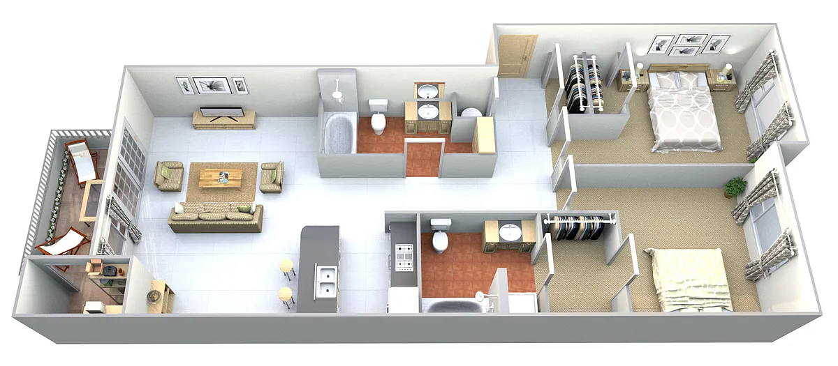 Floor plan Glacier Peak