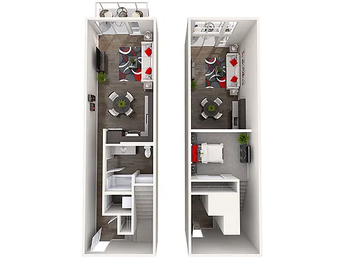 Floor plan AL1 (0x1) Loft