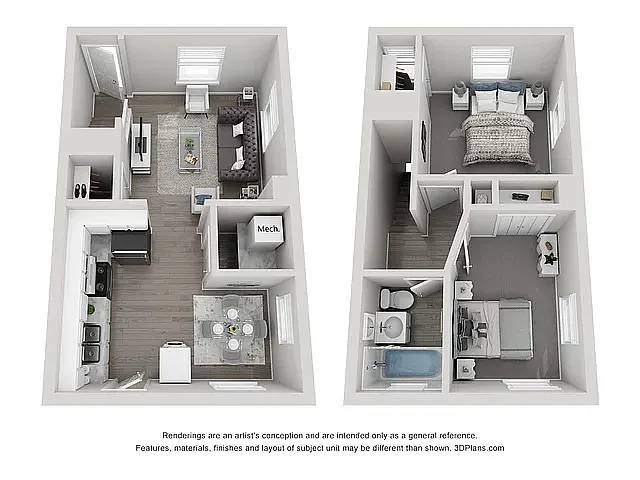 Floor plan 2X1 TH