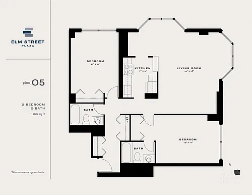 Floor plan Two Bedroom