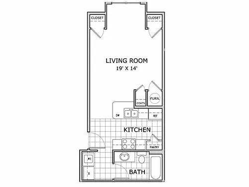 Floor plan Studio