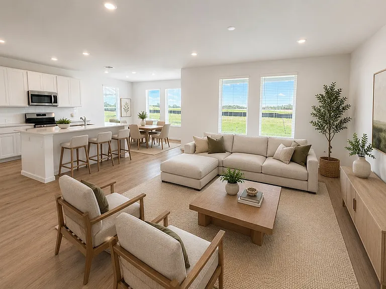 LIVING ROOM-STAGED