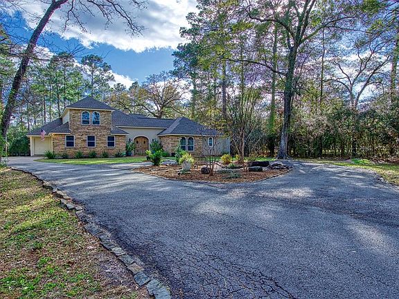 Private, secluded home surrounded by mature trees