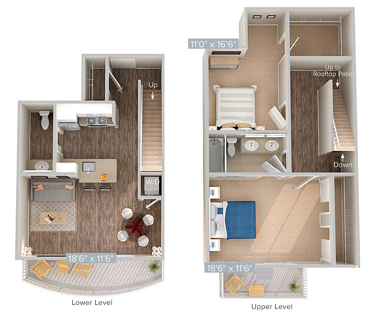 Floor plan B6-973