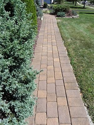 Paver Front Walkway