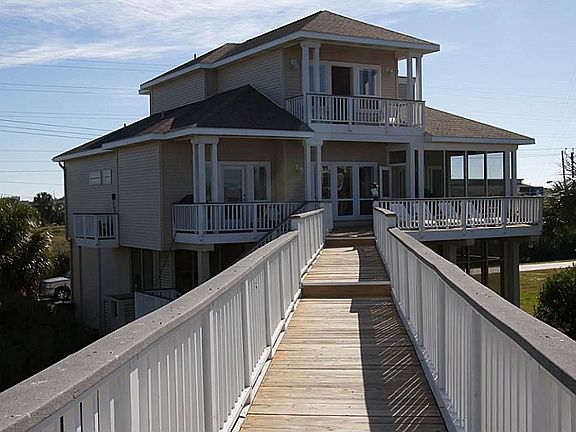 View of home from the catwalk on canal side