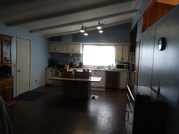 Huge kitchen and eating space
