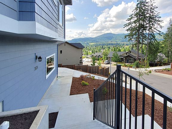 View from entry door landing.