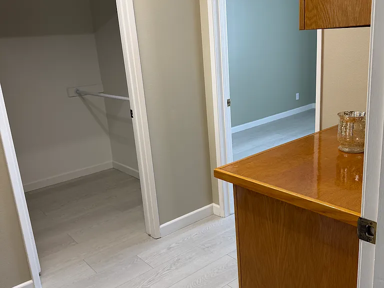 hallway and closet