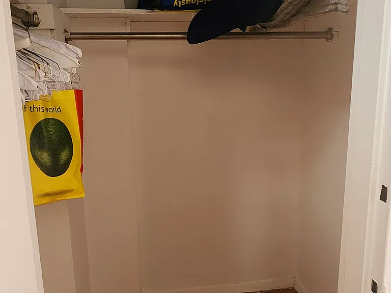 Two large walk-in closets