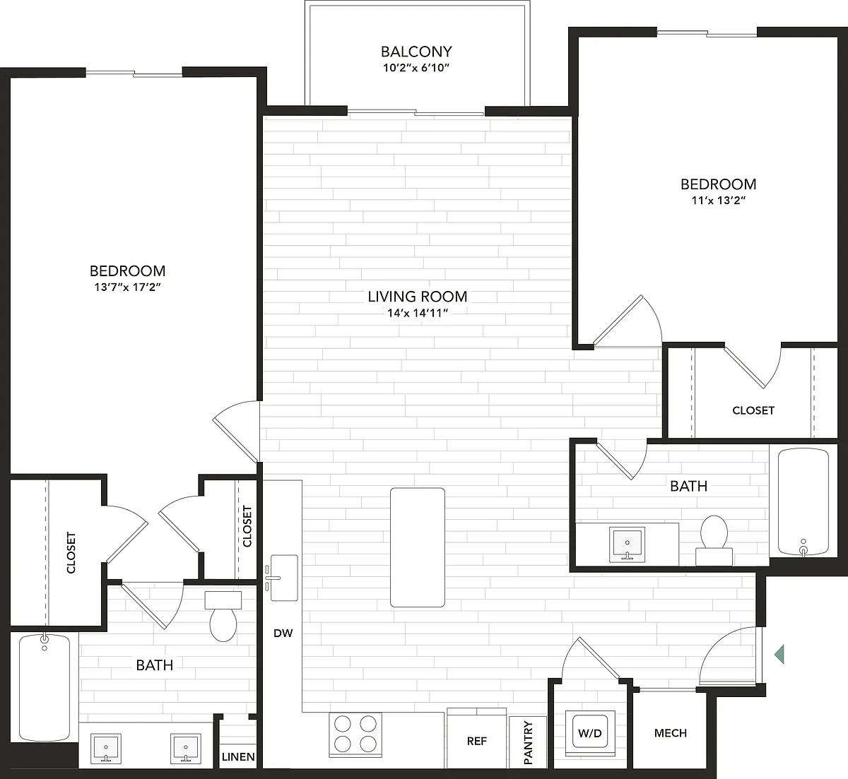 Floor plan B3