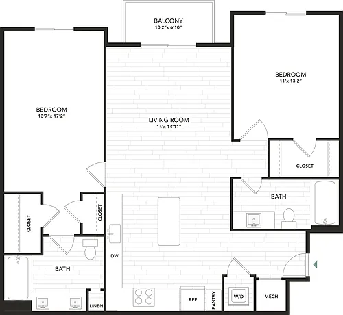 Floor plan B3
