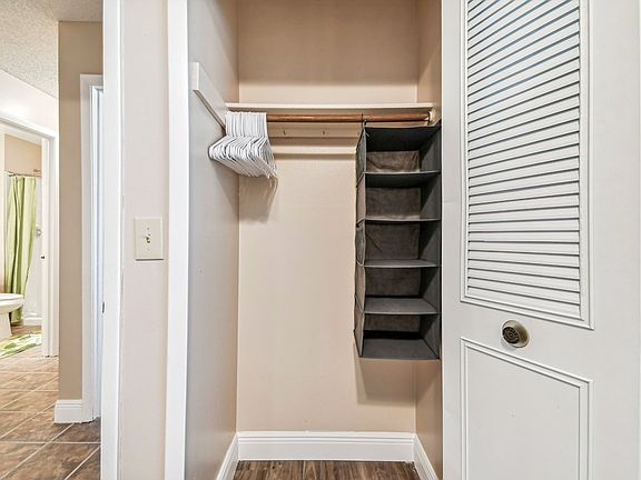 Large closet for all of your clothes and belongings.