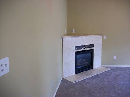 Cozy living room -- a fire in the winter and central AC in the summer