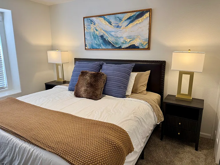 Bedroom 3 of 4: NEW furniture and new King Size Bed