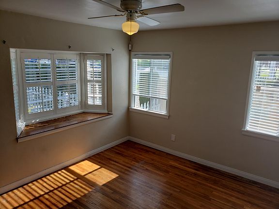Living room and bay window