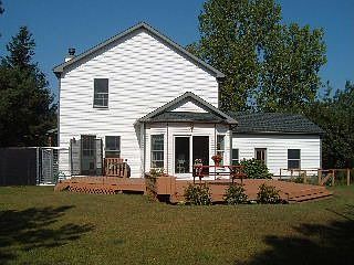 Rear of home(deck now brown)