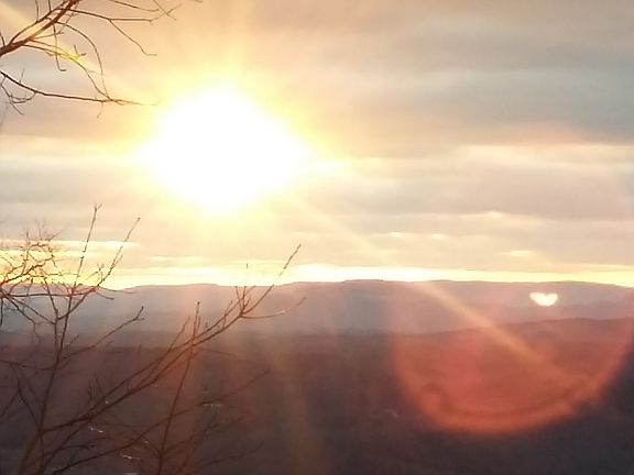 sunrise from the porch
