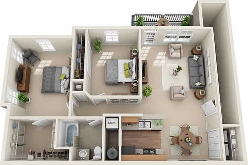 Floor plan B2