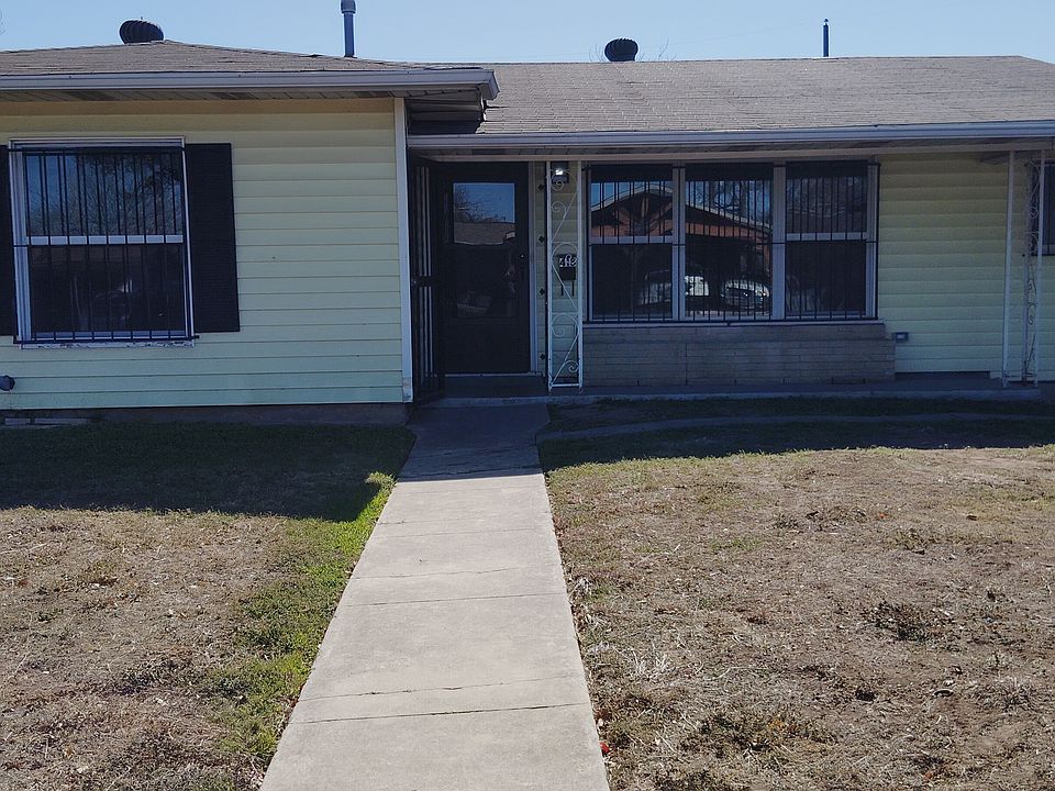 Front view of the house