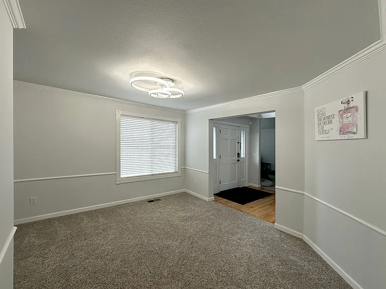 Formal dining room / den