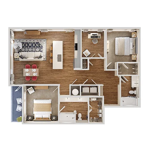 Floor plan B8D
