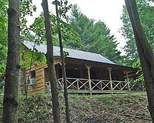 Front view of cabin