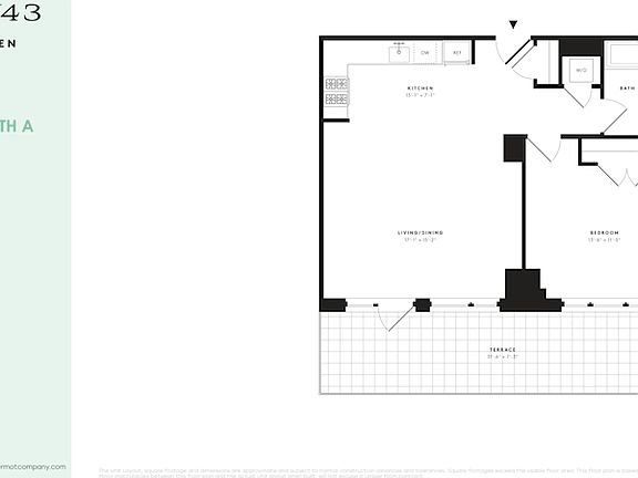 2nd image of 535 W 43rd St N #12A